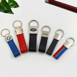 Wholesale Keychain Accessories Genuine Luxury Premium Retro <b>Leather</b> <b>Key</b> <b>Chain</b> Accessories Custom Brand Logo <b>Leather</b> Keychain - Product Image 5