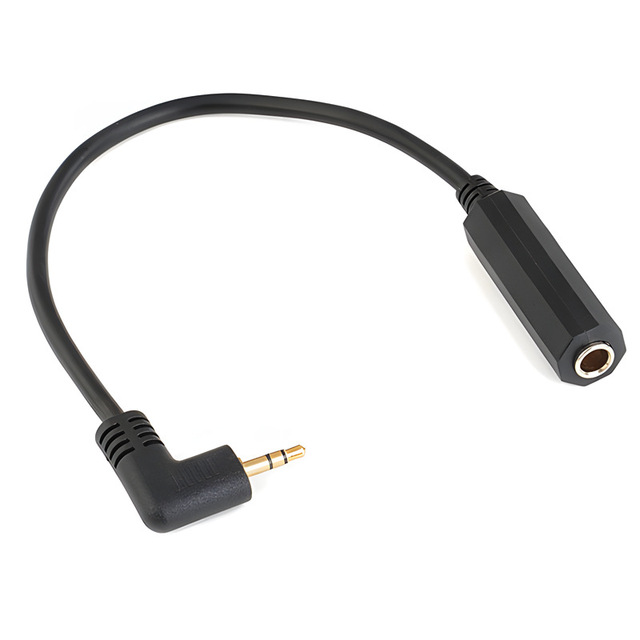 3.5mm Male to 6.35mm Female Adapter Audio Cable Stereo Headphone Jack Aux Cord for Electric Guitar Microphone Monitor Earphones