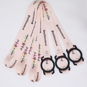 Promotion Custom Adjustable Bottle Cup Lanyard Water Bottle Holder Strap for Kids