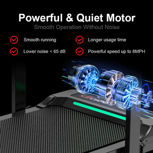 Producto estrella: Caminadora eléctrica plegable portátil inteligente para uso en interiores, gimnasio en casa, con motor de CC de 2.5 HP, para colocar debajo del escritorio. - Product Image 4