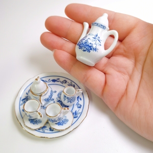 Accessoires de décoration pour maison de poupée, 8 pièces/ensemble, vaisselle, service à thé pour la <span class=keywords><strong>cuisine</strong></span>, fournitures de décoration de table - Product Image 3