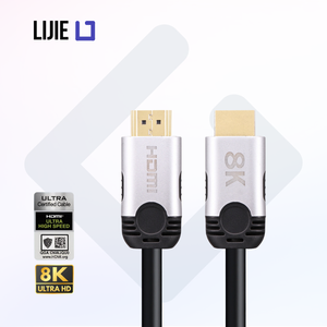 สาย HDMI 2.1 Ultra High Speed ที่ได้รับการรับรอง รองรับ 8K/60Hz Ultra HD เสียงและภาพ คุณภาพสูง หัวต่อแบบ Male to Male สำหรับทีวี จอภาพ โปรเจคเตอร์ - Product Image 3