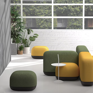 Khu vực công cộng cộng tác tiếp nhận Modular phòng chờ chỗ ngồi văn phòng thư viện vải sofa Set - Product Image 3