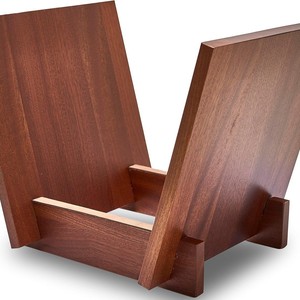 Wooden CD/magazine bookshelf, vinyl <b>record</b> <b>stand</b>, wooden CD rack, desktop bookend, office organization and storage rack - Product Image 4