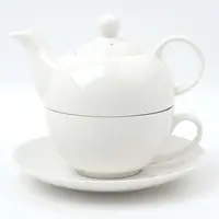 480ml beyaz porselen kahve çay potu  bardak tabağı tabağı porselen yemek seti bir