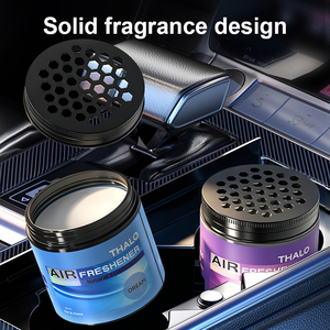 THALO 180g Désodorisant Solide en Gel pour <span class=keywords><strong>Voiture</strong></span> et Maison – Éliminateur d'Odeurs Longue Durée – Décoration Parfumée - Product Image 4