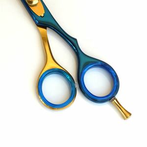 Ciseaux de coiffure professionnels Obexa 6 pouces japonais en acier inoxydable, lame droite, pointe arrondie, pour droitiers, finition miroir - Product Image 3