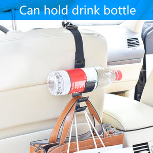 Paquete de 2 ABS retráctil Universal para reposacabezas de vehículo, gancho para coche, nuevo diseño, Popular paraguas, Kits interiores de almacenamiento - Product Image 2