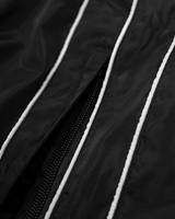 Fabricant de vêtements, veste à fermeture éclair personnalisée avec logo imprimé, veste coupe-vent en polyester et nylon imperméable, ensemble short et veste de sport