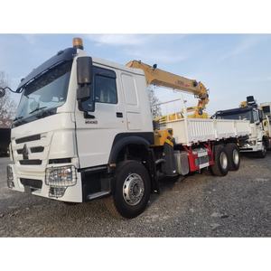Sinotuck Howo NXマニピュレーター6x4 12トンクレーントラックマニピュレーター付きストレートブームトランスポータートラック - Product Image 5