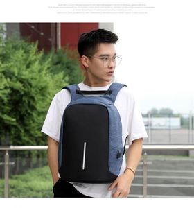 Custom Logo Business Laptop <b>Backpack</b> Oxford Polyester Waterproof USB Charging Anti-Theft Recycled Zipper Closure 20-39L - Product Image 5
