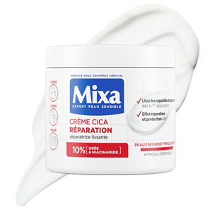 Crème <span class=keywords><strong>Mixa</strong></span> CICA REPARATION Niacinamide Vitamine C Urée Ultra Douce Réparatrice 400ml La Crème - Product Image 1