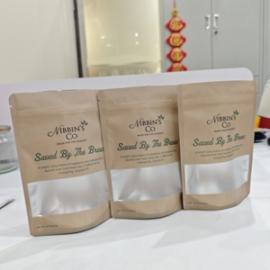 Candy Snack Packaging <strong>Zip</strong> <strong>Bag</strong> <strong>Tote</strong> Handle Kids Gift Food Storage Pouch - Product Image 4