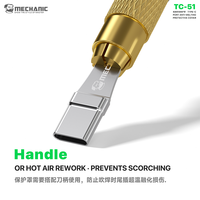 Penutup Pelindung Anti-leleh Port Tipe-C MECHANIC TC-51 untuk Mencegah Tailpiece Terpanas & Meleleh Saat Solder Ditiup