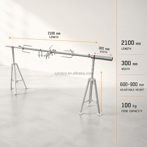 Kit de broche rotative durable avec trépied portable en acier inoxydable pour barbecue, vente en gros d'usine OEM/ODM - Product Image 2