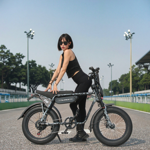 Bicicleta <span class=keywords><strong>de</strong></span> <span class=keywords><strong>montaña</strong></span> eléctrica <span class=keywords><strong>de</strong></span> acero al carbono <span class=keywords><strong>de</strong></span> 20 pulgadas, disco <span class=keywords><strong>de</strong></span> Motor <span class=keywords><strong>de</strong></span> cubo trasero sin escobillas <span class=keywords><strong>de</strong></span> 750W, batería <span class=keywords><strong>de</strong></span> litio, suspensión trasera, ciclomotor <span class=keywords><strong>de</strong></span> neumáticos gruesos - Product Image 1