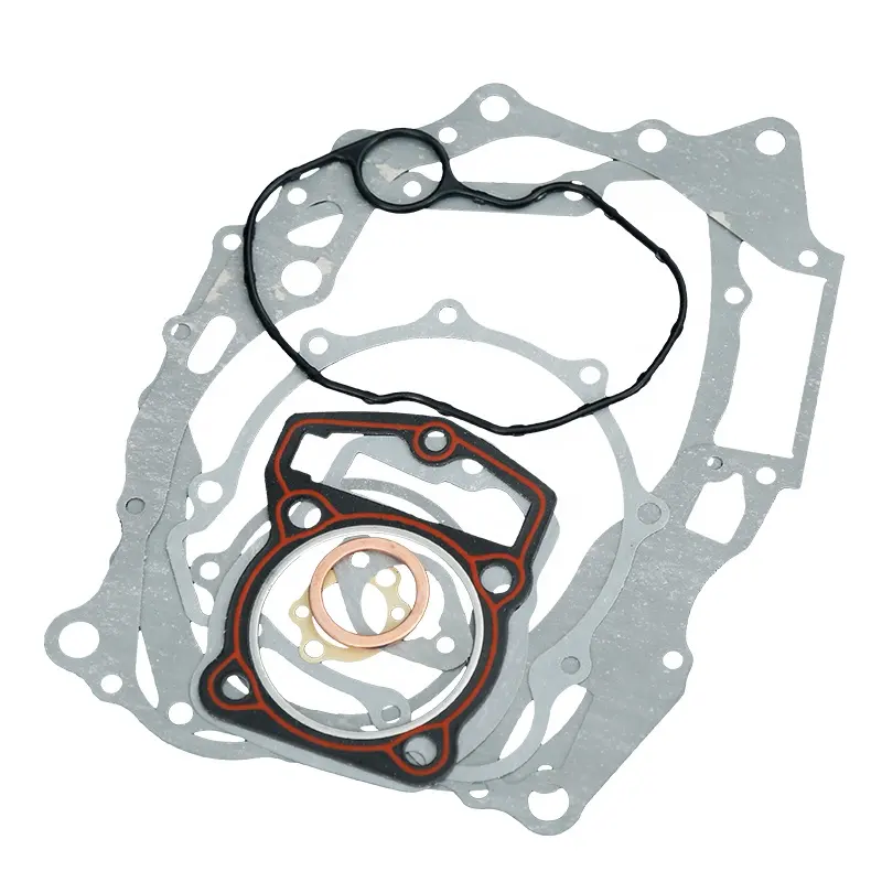 JUNMA set lengkap sepeda motor gasket silinder pabrik CG125/150/200/250 lembar penyegel kertas Gasket kepala silinder serat