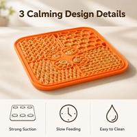 Nouvel Arrivage Tapis à lécher pour chien et chat en silicone de qualité alimentaire, écologique, étanche, moderne, avec logo personnalisé, à suspendre, pour alimentation lente, accessoire pour gamelle