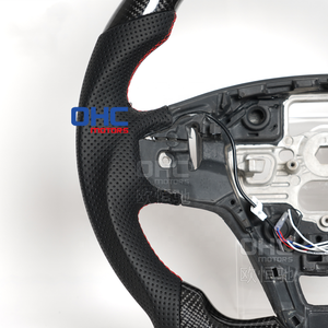 OE Standard LED Volant en fibre de carbone pour Ford <span class=keywords><strong>Fiesta</strong></span> Mk8 <span class=keywords><strong>Fiesta</strong></span> <span class=keywords><strong>Titanium</strong></span> S ST SE 2017-2019 - Product Image 2