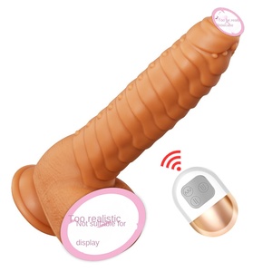 Vibratore Realistico Telescopico in Silicone Morbido Impermeabile per Masturbazione Femminile Giocattoli Sessuali per Adulti - Product Image 1