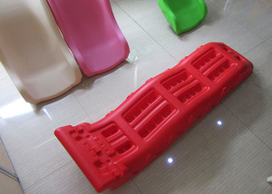 Perosotan Anak Plastik HDPE Laris Manis, Perosotan Gelombang Tunggal, Aksesoris Bagian Taman Bermain Dalam Ruangan - Product Image 3