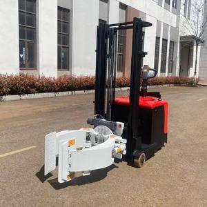 Apilador de Palés Personalizado de 1 Tonelada, Transpaleta Eléctrica con Pinza para Rollos de Papel, Usado en Almacenes, Precio de Mayoreo - Product Image 1