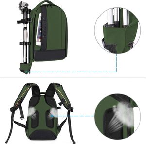 Sac à dos pour appareil photo professionnel DSLR/SLR/sans miroir, étui rigide imperméable, grand sac pour appareil photo, randonnée en plein air, échantillon gratuit - Product Image 6