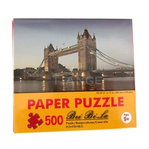 Giấy Bìa Cứng In Logo Theo Yêu Cầu Của Độ Tuổi 9 + 500 Miếng Ghép Hình Nhà Sản Xuất - Product Image 3