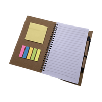 Carnet de notes personnalisées avec logo Cahier à spirale esthétique avec stylo Cahier de notes à spirale kraft A5