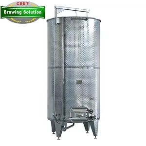 Tanque fermentador de vinho frutas, equipamento para fermentação de vinho
