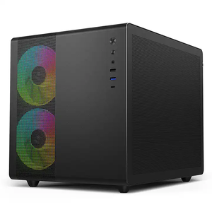 Casero lado completo de vidrio templado Mid Tower Computer Desk Case Micro ATX Gaming Case con tipo C para aplicaciones de escritorio - Product Image 5