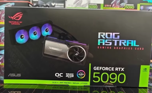 การ์ดจอ A-S-U-S Astral LC GeForce RTX 5090 32GB GDDR7 OC Edition ระบายความร้อนด้วยพัดลม รองรับ DisplayPort 2.1b PCIe 3.0 X16 สำหรับเล่นเกมบนเดสก์ท็อป รุ่น R - Product Image 1