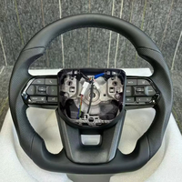 Volant de voiture en cuir pour Land Cruiser LC200 LC300, LED Racing Sport, 3 branches, pièces automobiles personnalisées, garniture intérieure