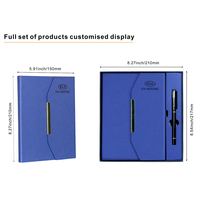 Articles promotionnels d'entreprise, agenda en PU, papeterie, cadeau, journal personnalisé, bureau, A5 avec stylo, coffret cadeau