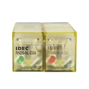 原装分配器电源继电器RJ2S-CL-D24 + 插座SN4S-05D姿态继电器IDEC