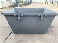 Bacs à déchets extérieurs robustes Autbound pour la construction, en métal de haute qualité, garantie 1 an, capacité 1000-5000 kg, épaisseur 3-10 mm