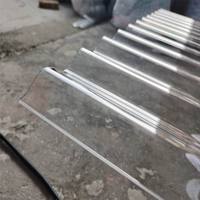 Échantillon Gratuit - Plaque Ondulée en Polycarbonate Anti-UV pour Serre Extérieure