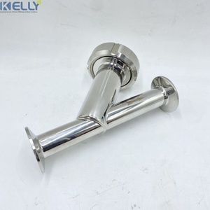 ตัวกรองชนิด Y หน้ากระจก/ตัวกรองแบบไตรแคลมป์ปลาย304/316L สแตนเลสสตีล - Product Image 2