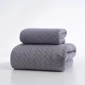 Coral Fleece <b>Bath</b> <b>Towels</b> <b>Set</b> 35x75cm 70x140cm Solid Color Soft Absorbent Home Use Face Washing Beach <b>Towels</b> - Product Image 5