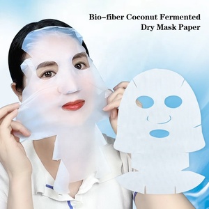 Masque facial en biocellulose de noix de coco, bio, végétalien, 4D, matériaux secs, essence nourrissante en profondeur, beauté naturelle pour tous les types de peau - Product Image 3