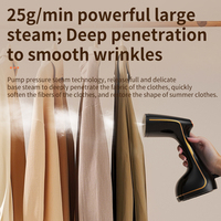 Défroisseur Vapeur Portable avec Grande Réservoir d'Eau et Protection d'Arrêt Automatique pour Vêtements, Idéal Maison et Voyage