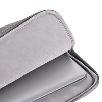 2025 haute qualité PU solide cuir fermeture éclair porte-documents sac de transport pour Macbook ordinateurs portables housse tablette ordinateur sac