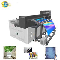 Imprimante UV d'usine 1200 haute vitesse rouleau à rouleau avec têtes d'impression Ricoh pour cartes, tubes, films PVC/PET, factures et matériaux souples