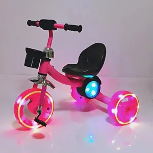 Penjualan Laris Grosir Gambar Sepeda Roda Tiga Anak-anak Murah Mainan Pabrik Cina Model Baru Kartun Anak Roda Tiga Lampu Roda Tiga