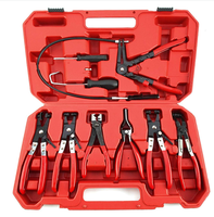 Jeu de pinces flexibles pour colliers de serrage avec fil, outils d'entretien et de réparation automobile