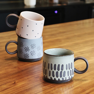 Modern Handmade Cartoon Design Stoneware Ceramic Mug Handle <b>Large</b> Capacity Business <b>Gift</b> Dishwasher Microwave Safe Customizable - Product Image 6