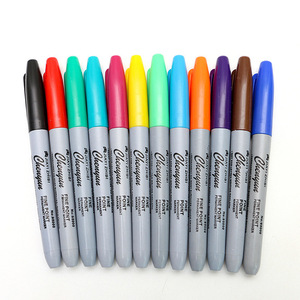Art <b>Marker</b> 12 Color Bold Point <b>Permanent</b> Ink For Drawing And Writing - Product Image 2