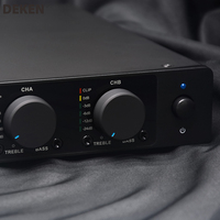 Amplificateurs de puissance numériques de classe D DEKEN DTA-2300 de haute qualité 1U, 300W par canal, 8 ohms, système PA, mixeur amplifié, amplificateur Wifi