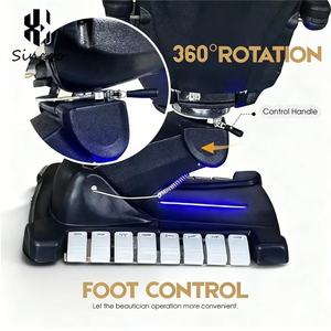 Manufacturer Professional Luxury Beauty Salon Beauty Bed 4 Motor Electric Massage Cosmetic Bed Eye Lash Facial Bed With <b>Lamp</b> - Product Image 3
