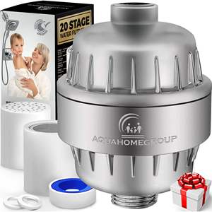 Filtre à eau de douche Aquahomegroup 20 étapes, couleur laiton, vitamine C, usage domestique, fonctionnement manuel - Product Image 3